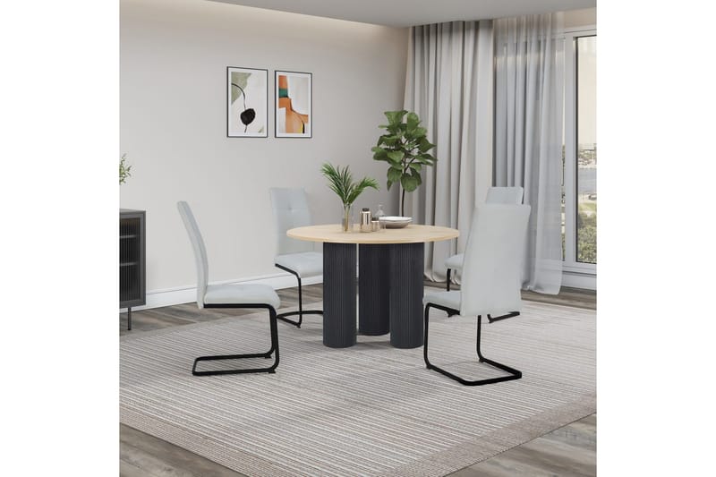 Mandan Matbord Rund 110 cm - Brun - Möbler - Bord & matgrupp - Matbord & köksbord