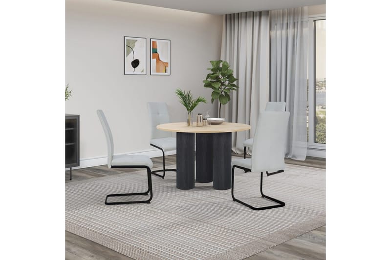 Mandan Matbord Rund 110 cm - Brun - Möbler - Bord & matgrupp - Matbord & köksbord