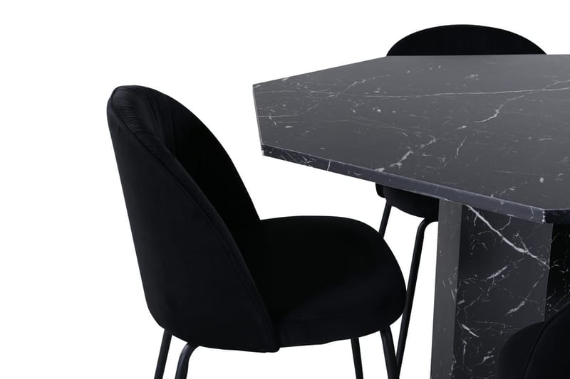 Marbs Matbord 110 cm Runt med 4 Wrinkles Matstol - Möbler - Bord & matgrupp - Matgrupp