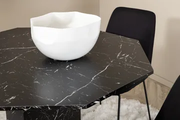 Marbs Matgrupp 110 cm Rund med 4 Muce stolar - Svart - Möbler - Bord & matgrupp - Matgrupp