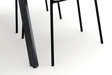 Marcelen Matbord Förlängningsbart med 4 Gemmiano Stolar - Brun - Möbler - Bord & matgrupp - Matgrupp