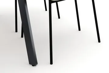 Marcelen Matbord Förlängningsbart med 4 Gemmiano Stolar - Brun - Möbler - Bord & matgrupp - Matgrupp