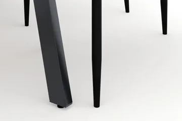 Marcelen Matbord Förlängningsbart med 4 Sawako Stolar - Brun - Möbler - Bord & matgrupp - Matgrupp