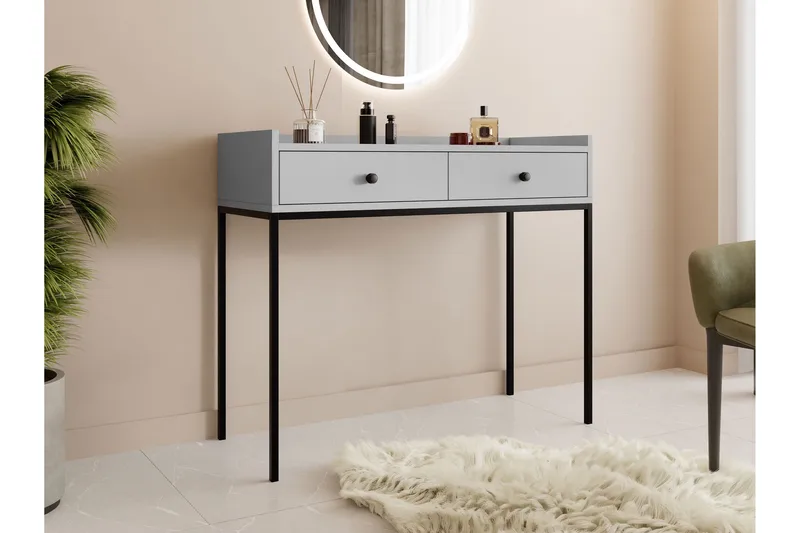 Mariestad Sminkbord 100 cm - Grå - Möbler - Bord & matgrupp - Sminkbord & toalettbord