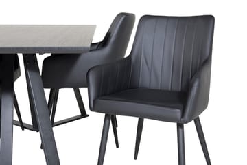 Marina Matbord 180 cm med 4 Comfort Karmstol - Möbler - Bord & matgrupp - Matgrupp