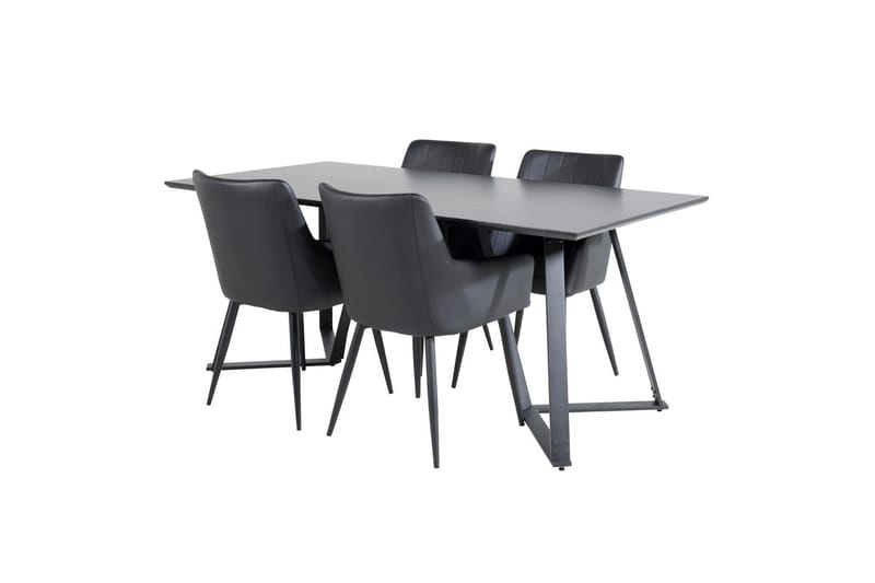 Marina Matbord 180 cm med 4 Comfort Karmstol - Möbler - Bord & matgrupp - Matgrupp