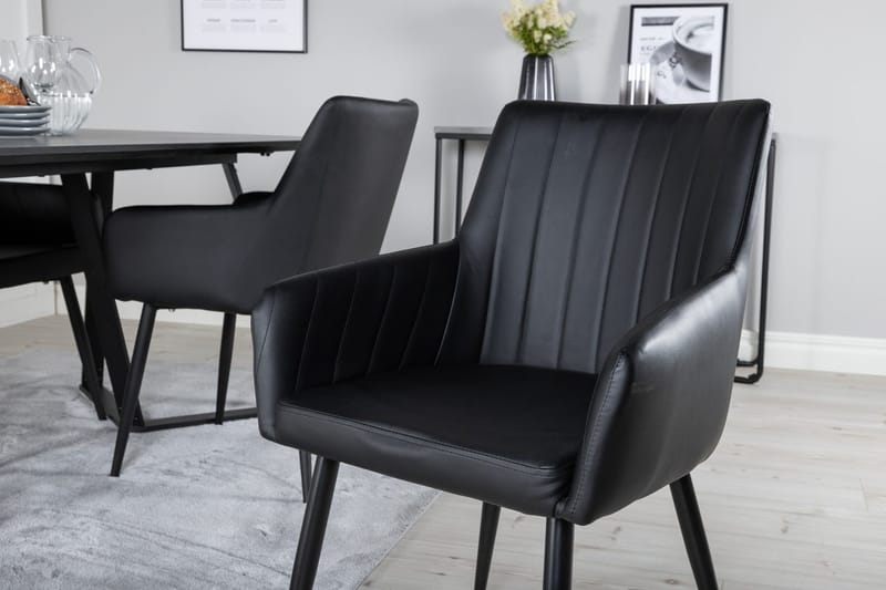 Marina Matbord 180 cm med 4 Comfort Karmstol - Möbler - Bord & matgrupp - Matgrupp
