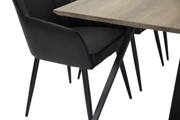 Marina Matbord 180 cm med 6 Comfort Karmstol - Möbler - Bord & matgrupp - Matgrupp