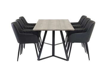 Marina Matbord 180 cm med 6 Comfort Karmstol - Möbler - Bord & matgrupp - Matgrupp
