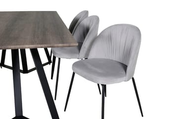Marina Matbord 180 cm med 6 Wrinkles Matstol - Möbler - Bord & matgrupp - Matgrupp
