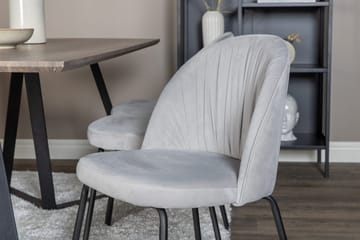 Marina Matbord 180 cm med 6 Wrinkles Matstol - Möbler - Bord & matgrupp - Matgrupp