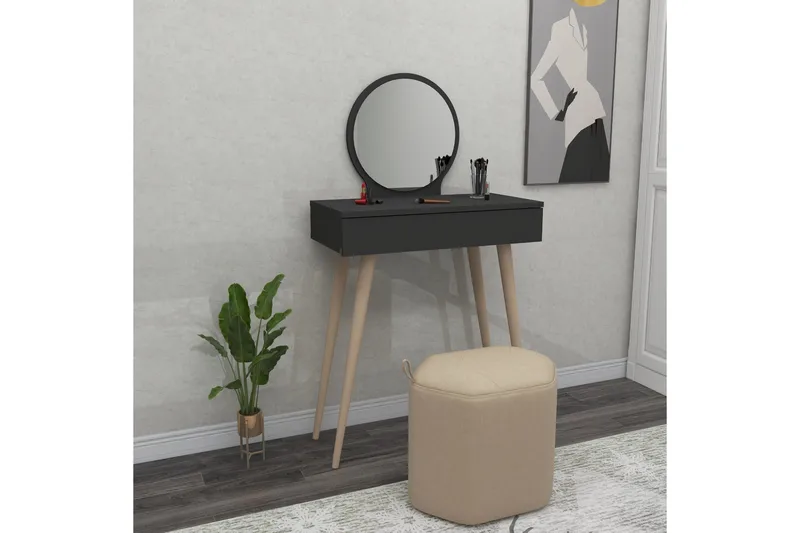 Markas Sminkbord 72 cm - Antracit - Möbler - Bord & matgrupp - Sminkbord & toalettbord