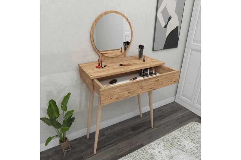 Markas Sminkbord 72 cm - Brun - Möbler - Bord & matgrupp - Sminkbord & toalettbord