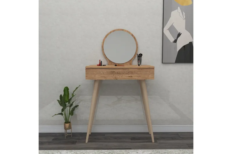 Markas Sminkbord 72 cm - Brun - Möbler - Bord & matgrupp - Sminkbord & toalettbord