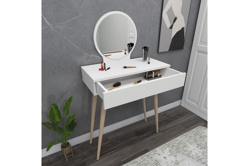 Markas Sminkbord 72 cm - Vit - Möbler - Bord & matgrupp - Sminkbord & toalettbord