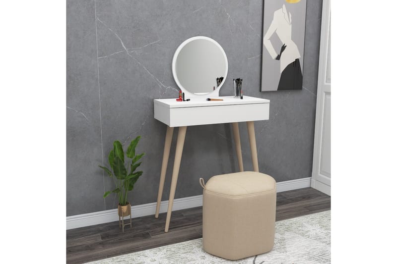 Markas Sminkbord 72 cm - Vit - Möbler - Bord & matgrupp - Sminkbord & toalettbord