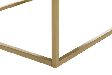 Barreras Soffbord Svart Marmormönster - Svart/Guld - Möbler - Bord & matgrupp - Marmorbord