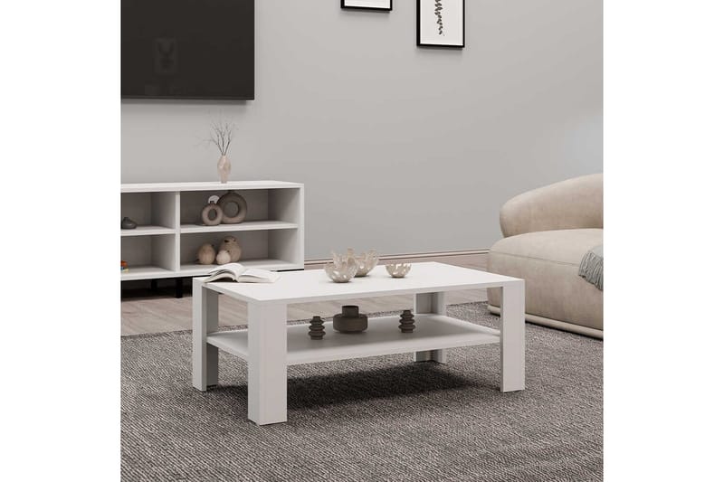 Masao Soffbord 110 cm - Vit - Möbler - Bord & matgrupp - Soffbord