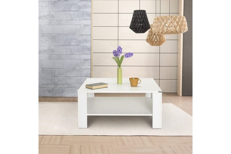 Masao Soffbord 90 cm - Vit - Möbler - Bord & matgrupp - Soffbord