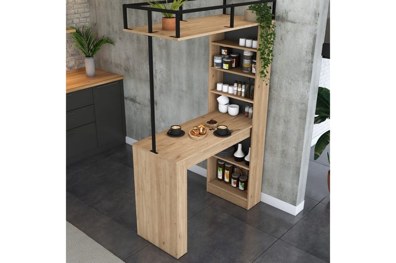 Matabei Matbord 120 cm - Svart/Mörkbrun - Möbler - Bord & matgrupp - Matbord & köksbord