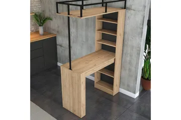 Matbord Beloumont Valnöt / Svart - Svart/Mörkbrun - Möbler - Bord & matgrupp - Matbord & köksbord