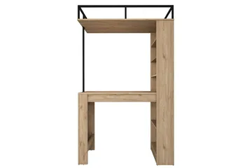 Matbord Beloumont Valnöt / Svart - Svart/Mörkbrun - Möbler - Bord & matgrupp - Matbord & köksbord