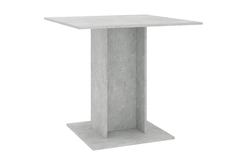 Matbord betonggrå 80x80x75 cm spånskiva - Matbord & köksbord