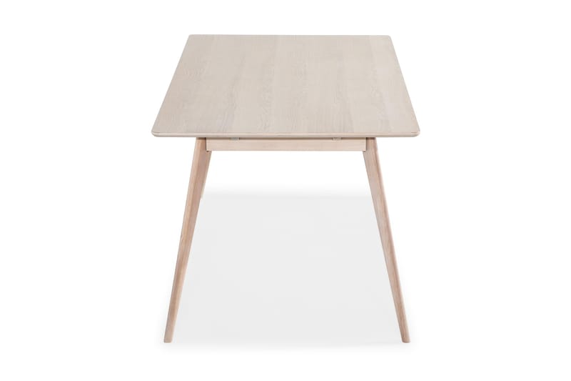 Matbord Cerovo Förlängningsbart 190 cm - Vitpigmenterad Ek - Matbord & köksbord