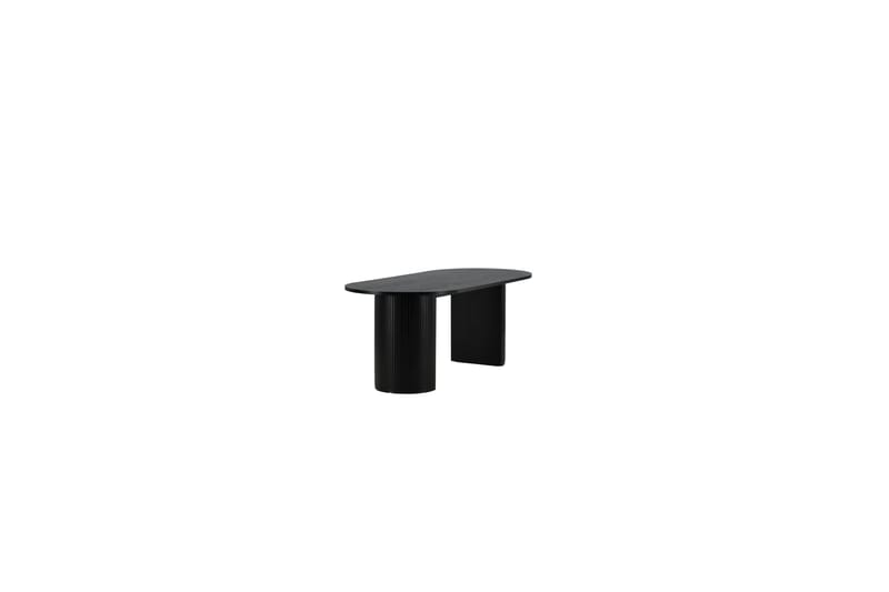 Matbord Cinaba 200 cm Ovalt - Svart - Matbord & köksbord