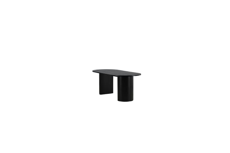 Matbord Cinaba 200 cm Ovalt - Svart - Matbord & köksbord