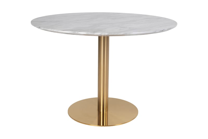 Matbord Emington 110 cm - Vit - Matbord & köksbord