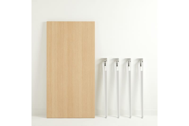 Matbord Eurotas 120x60 cm Brun/Vit - Hanah Home - Möbler - Bord & matgrupp - Matbord & köksbord