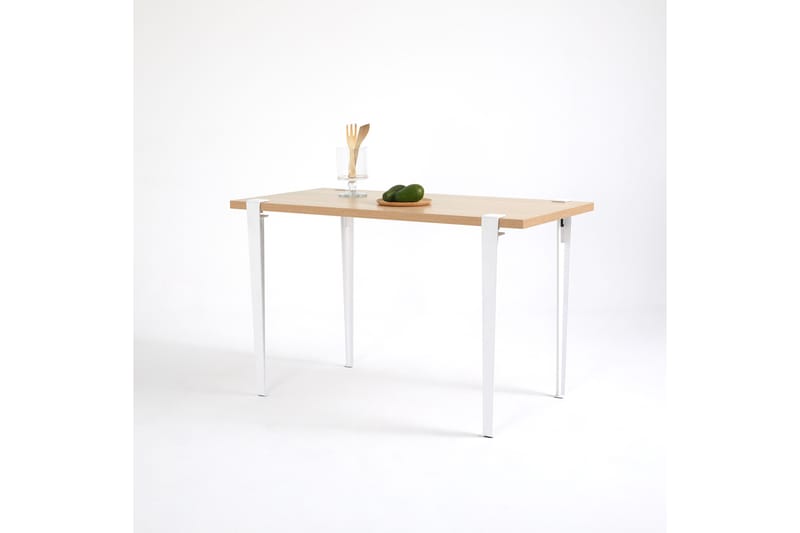 Matbord Eurotas 120x60 cm Brun/Vit - Hanah Home - Möbler - Bord & matgrupp - Matbord & köksbord