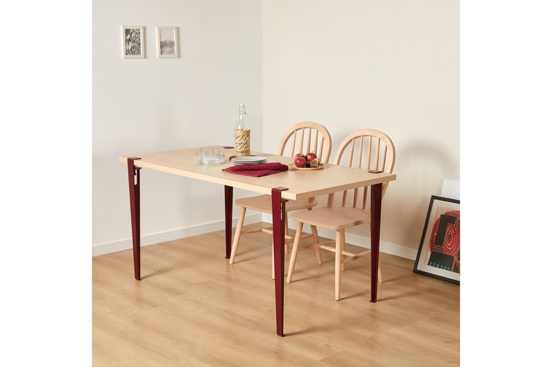 Matbord Eurotas 120x60 cm Mörkbrun - Hanah Home - Möbler - Bord & matgrupp - Matbord & köksbord