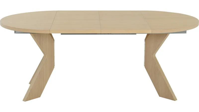Matbord Fjorden Med 2 tillägg 105 cm - Vitpigmenterad - Möbler - Bord & matgrupp - Matbord & köksbord