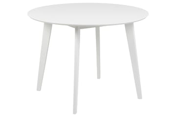 Matbord Hallaci 105 cm Rund - Vit - Möbler - Bord & matgrupp - Matbord & köksbord