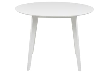 Matbord Hallaci 105 cm Rund - Vit - Möbler - Bord & matgrupp - Matbord & köksbord
