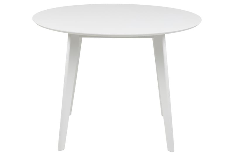 Matbord Hallaci 105 cm Rund - Vit - Möbler - Bord & matgrupp - Matbord & köksbord