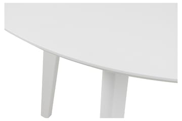 Matbord Hallaci 105 cm Rund - Vit - Möbler - Bord & matgrupp - Matbord & köksbord