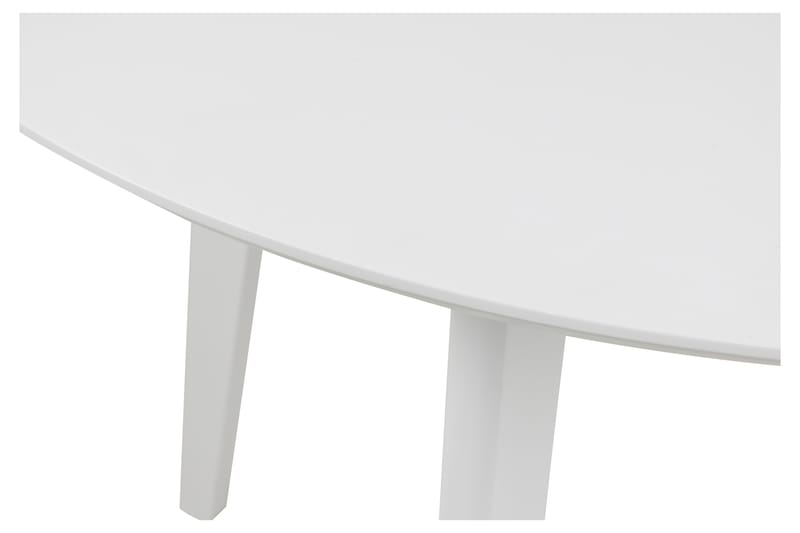 Matbord Hallaci 105 cm Rund - Vit - Möbler - Bord & matgrupp - Matbord & köksbord