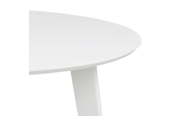 Matbord Hallaci 105 cm Rund - Vit - Möbler - Bord & matgrupp - Matbord & köksbord