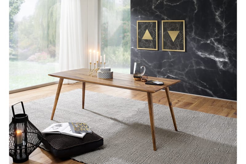 Matbord Hongsermeier 160 cm - Trä|natur - Matbord & köksbord