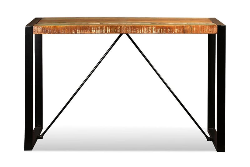 Matbord i massivt återvunnet trä 120 cm - Brun - Matbord & köksbord