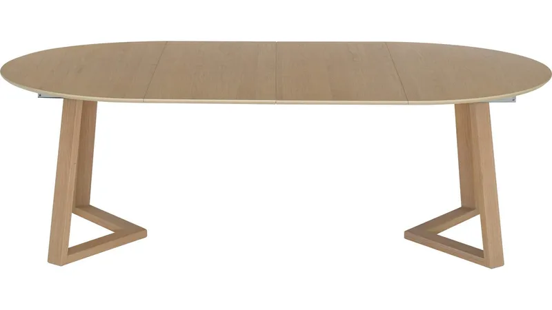 Matbord Jämtorrås ø130/230 cm - Vitpigmenterad ek - Möbler - Bord & matgrupp - Matbord & köksbord