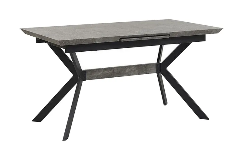 Abenson Matbord 180 cm Förlängningsbart - Grå/Svart - Möbler - Bord & matgrupp - Matbord & köksbord
