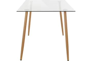 Abia Matbord 140 cm Glas - Brun - Möbler - Bord & matgrupp - Matbord & köksbord