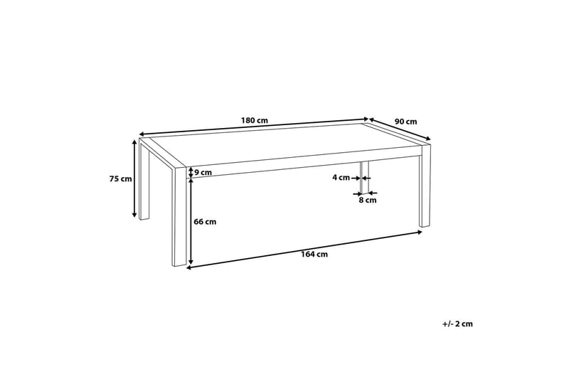 Arctic I Matbord 180 cm - Vit - Möbler - Bord & matgrupp - Matbord & köksbord