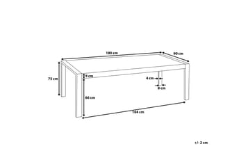 Arctic I Matbord 180 cm - Vit - Möbler - Bord & matgrupp - Matbord & köksbord