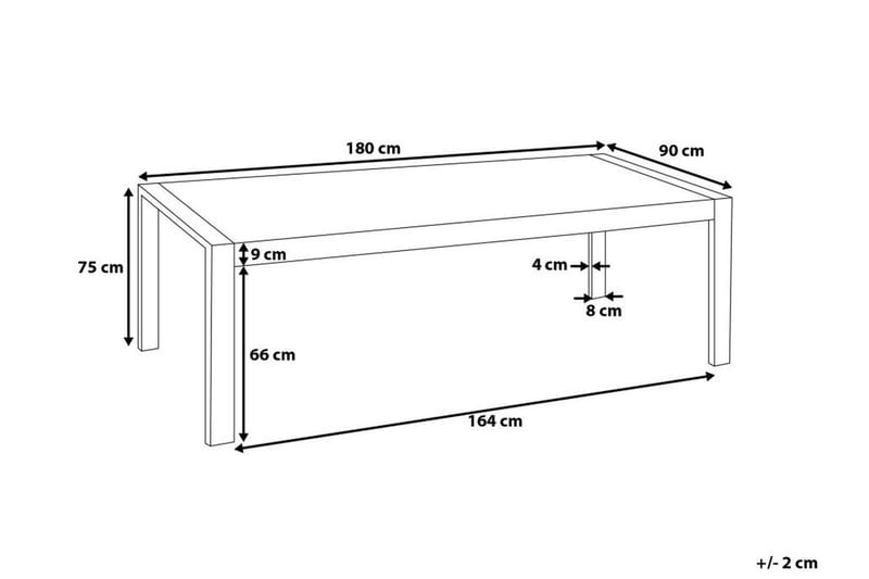 Arctic I Matbord 180 cm - Vit - Möbler - Bord & matgrupp - Matbord & köksbord