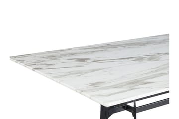 Ballina Matbord 160 cm - Vit/Svart - Möbler - Bord & matgrupp - Matbord & köksbord